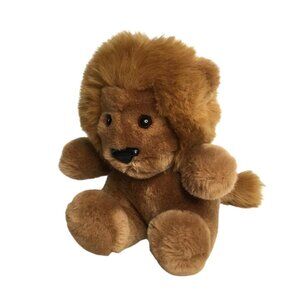 VTG GUND Roary Lion Plush 1979 Stuffed Animal Brown Korea 9” Soft Toy OOAK VBC